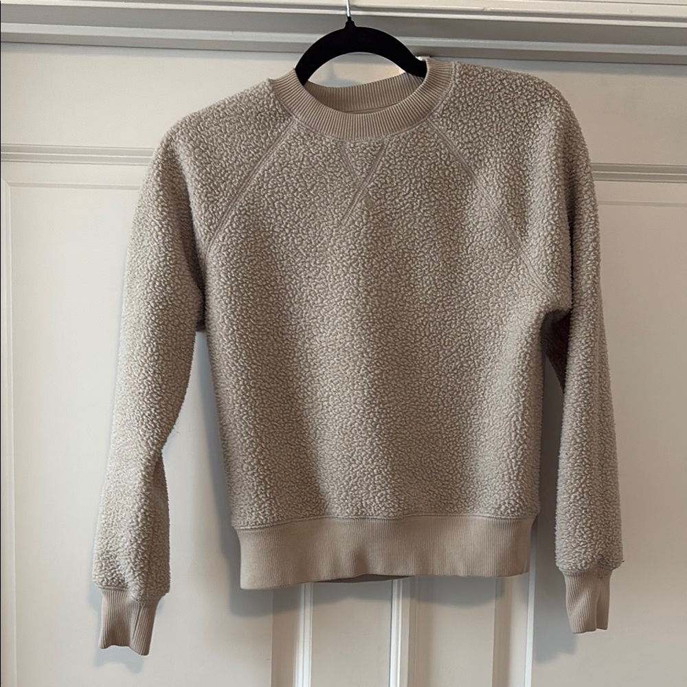 EVERLANE THE RENEW FLEECE RAGLAN SWEATSHIRT- XS
